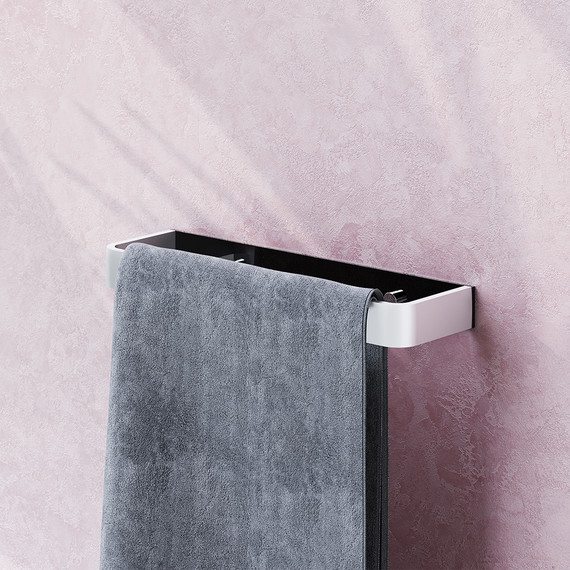 Полотенцедержатель Damixa Jupiter DA7734400, цвет чёрный - фото 2