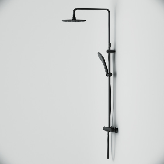 Душевая стойка c термостатом Am.Pm Like F0780422, черный, Цвет производителя: чёрный - фото 11