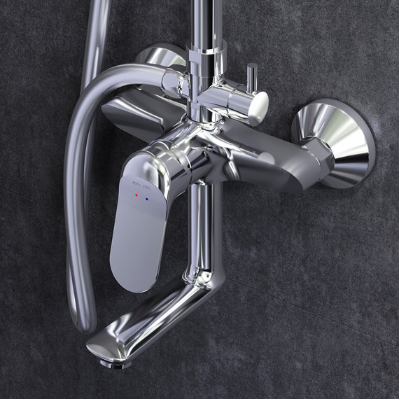 Душевая стойка Am.Pm Sunny F0785C900, Цвет производителя: хром - фото 4