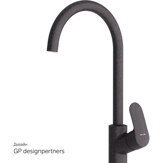 Смеситель для кухни Am.Pm Like F8007122, элегантный черный, Цвет производителя: чёрный - фото 10