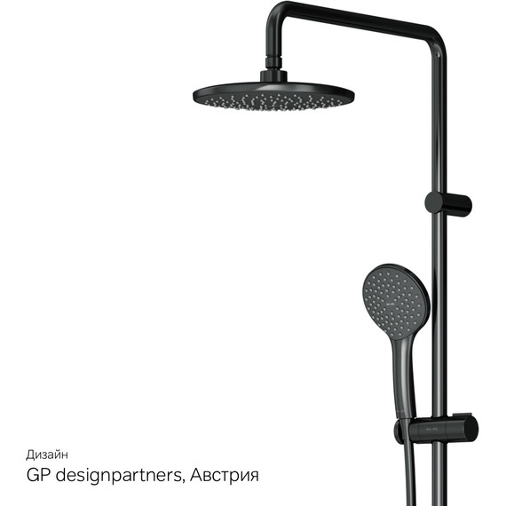 Душевая стойка Am.Pm Gem F0790022, черный, Цвет производителя: чёрный - фото 13