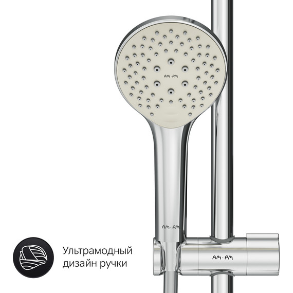 Душевая стойка Am.Pm X-Joy F40885A34, Цвет производителя: хром - фото 10