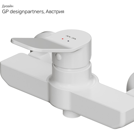 Смеситель для душа Am.Pm X-Joy F85A20033, белый, Цвет производителя: белый - фото 9