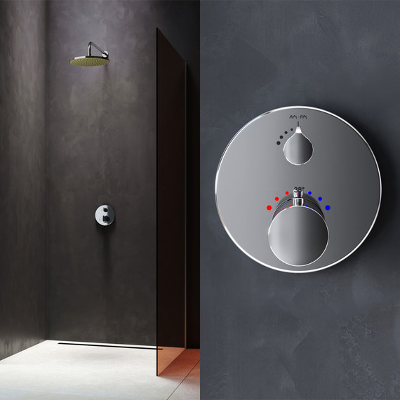 Смеситель для ванны с термостатом Am.Pm Like F8075600 - фото 4