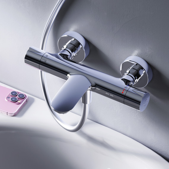 Смеситель для ванны с термостатом Am.Pm Like F8050000 - фото 2