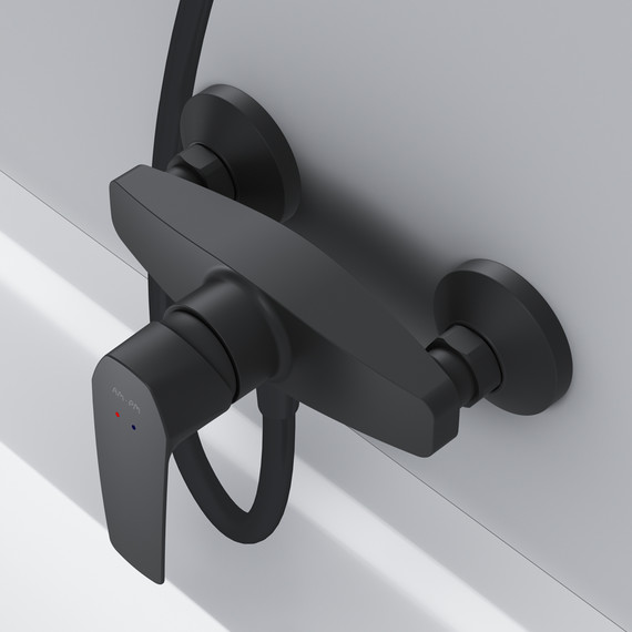 Смеситель для душа Am.Pm Gem F90A20022, черный, Цвет производителя: чёрный - фото 3