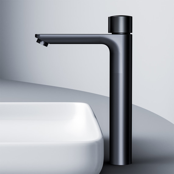 Смеситель для раковины высокий Am.Pm X-Joy TouchReel F85A92522, чёрный, Цвет производителя: чёрный - фото 6