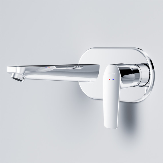 Смеситель для раковины настенный Am.Pm Gem F90A72200, Цвет производителя: хром - фото 5