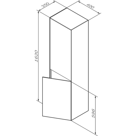 Пенал подвесной Am.Pm Inspire V2.0 40 см M50ACHX0406WM, белый матовый - фото 8