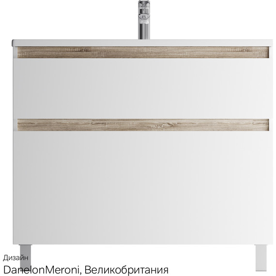 Тумба напольная с раковиной Am.Pm X-Joy 100 см M85AFSX1002WG, белый глянцевый - фото 11