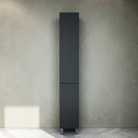 Пенал напольный Am.Pm Gem 30 см R M90CSR0306GM, графит матовый - фото 2