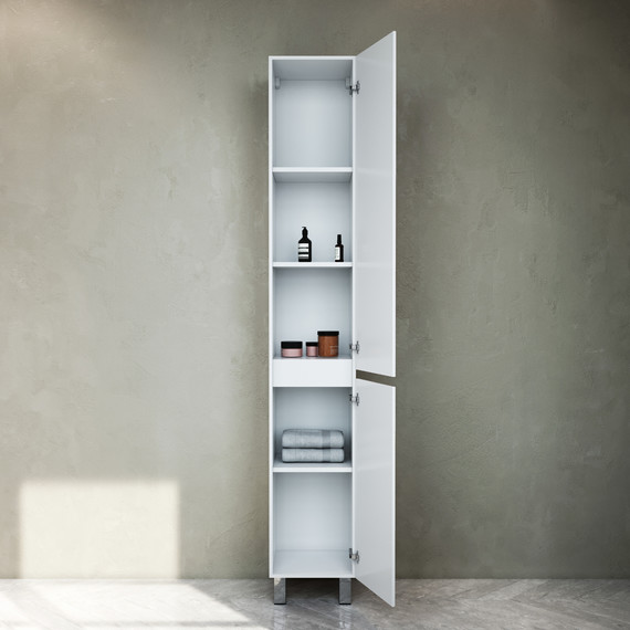 Пенал напольный Am.Pm Gem S 30 см R M91CSR0306WG, белый глянцевый - фото 3