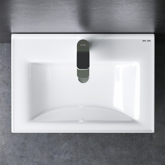 Тумба напольная с раковиной Am.Pm X-Joy 65 см M85AFSX0652WG, белый глянцевый - фото 4