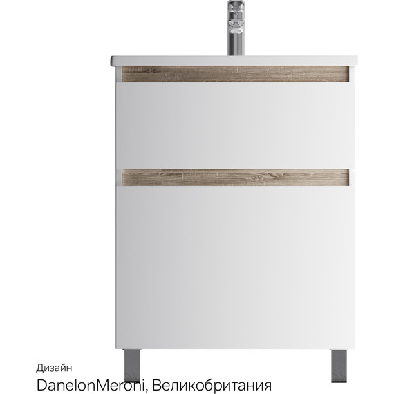 Тумба напольная с раковиной Am.Pm X-Joy 65 см M85AFSX0652WG, белый глянцевый - фото 11