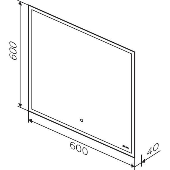 Зеркало Am.Pm Spirit V2.0  60 см M71AMOX0601SA - фото 5