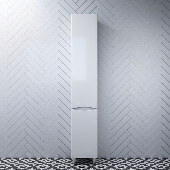 Пенал напольный Am.Pm Like 35 см R M80CSR0356WG, белый глянцевый - фото 2