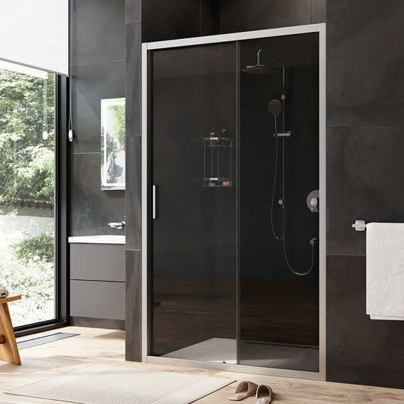 Дверь душевая Am.Pm Gem Solo 120х195 см W90G-120-1-195MG, хром/тонированное - фото 2