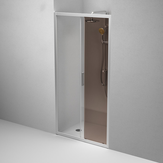 Дверь душевая Am.Pm Gem Solo 100х195 см W90G-100-1-195MBr, хром/бронзовое - фото 6