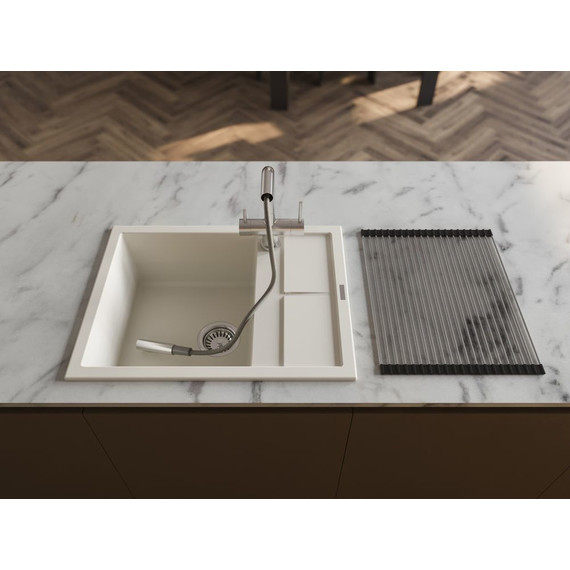 Кухонная мойка Omoikiri Sumi 65A WH 4993861, белый, Цвет производителя: белый - фото 3