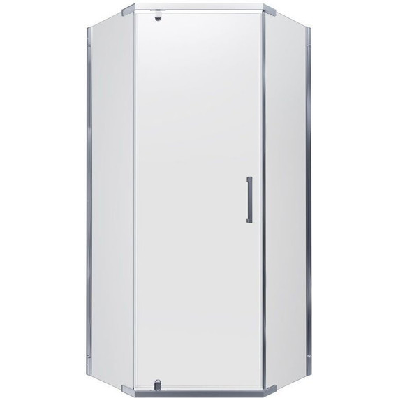 Душевое ограждение Triton Дека 90x90 см, хром/прозрачное - фото 