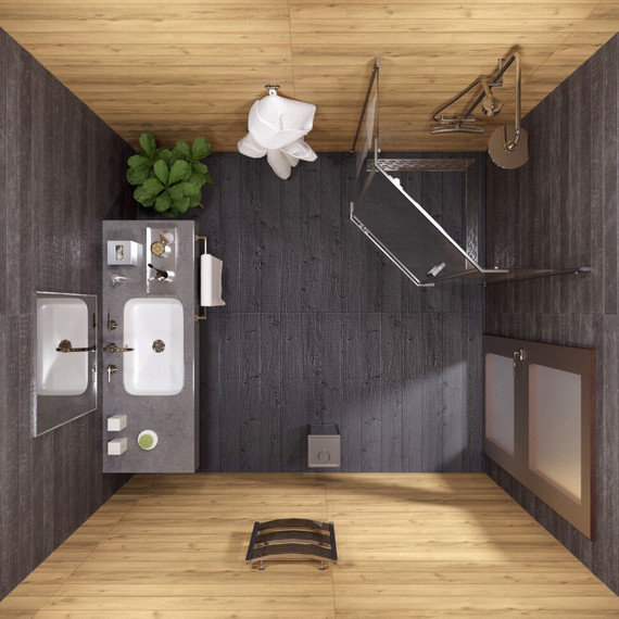 Душевое ограждение Triton Дека 90x90 см, хром/прозрачное - фото 7