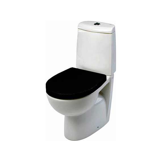 Сиденье с крышкой для унитаза Roca Victoria Nord Black Edition микролифт ZRU9302627 - фото 2