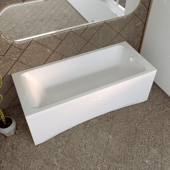 Ванна акриловая Радомир Агата 170x70 см (в комплекте каркас), Размер - мм: 1700х700 - фото 6