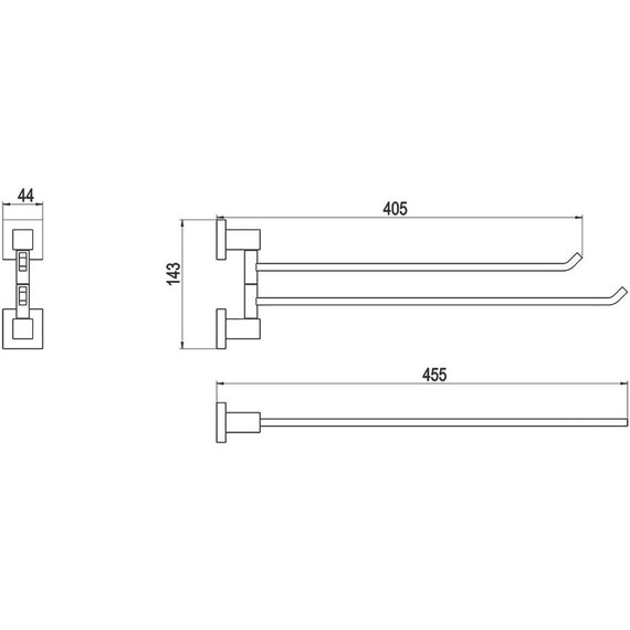 Держатель для полотенца Timo Selene 10059/00 - фото 2