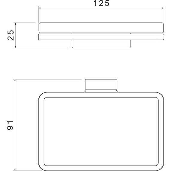 Мыльница Timo Torne 43022/03, цвет чёрный - фото 2