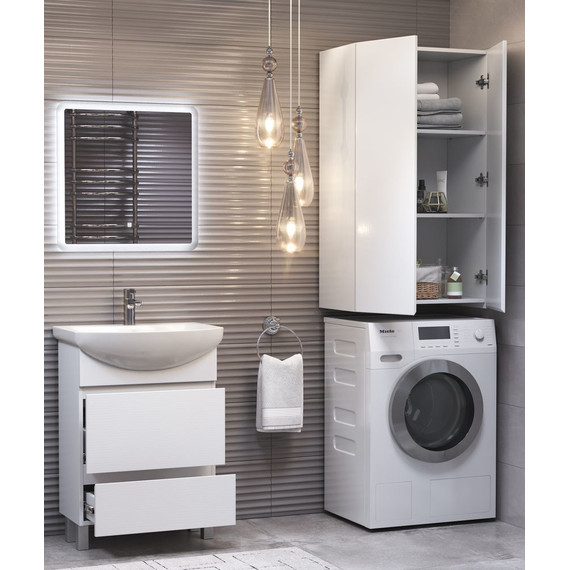 Шкаф подвесной Vigo Wing 64 см sh.WIN.64.2D белый (Уценка сколы на ящиках и дверце) - фото 11