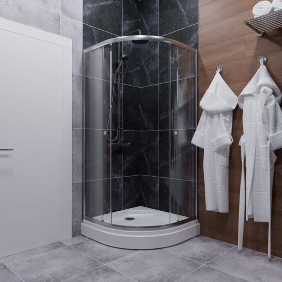 Душевое ограждение Triton Альфа 100x100 см, хром/прозрачное - фото 4