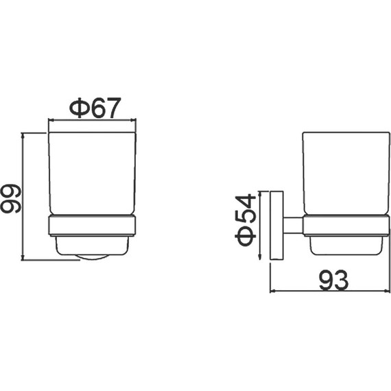 Стакан для зубных щеток Timo Saona 13031/17, золото матовое - фото 6