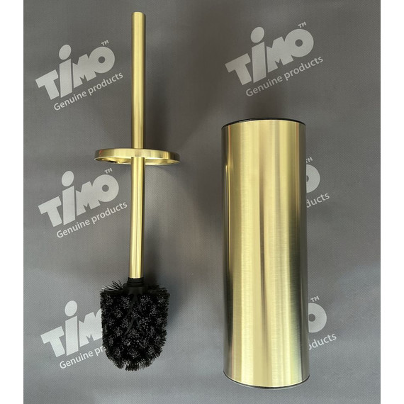 Ёршик для унитаза Timo Saona 13161/17, цвет золото матовое - фото 2