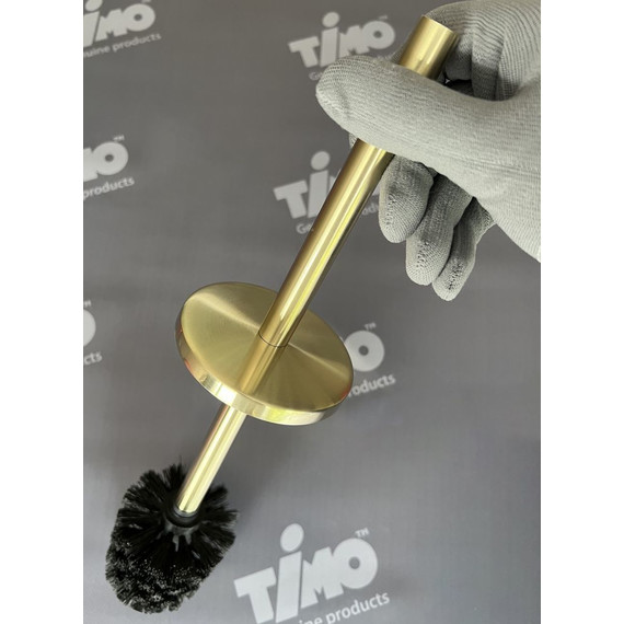 Ёршик для унитаза Timo Saona 13161/17, цвет золото матовое - фото 5