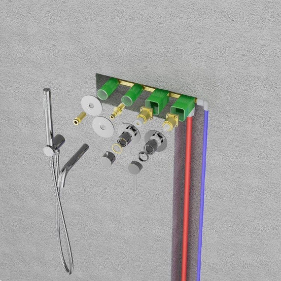 Смеситель для ванны Timo Saona 2314/03YSM, чёрный - фото 2