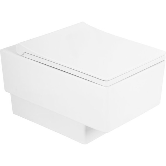 Инсталляция BelBagno BB002-80 с подвесным безободковым унитазом Cezares Cadro CZR-4823-CHR/CZR4823SC/BB002-80/BB010-MR-CHROME (кнопка смыва Marmi, хром глянец) - фото 2