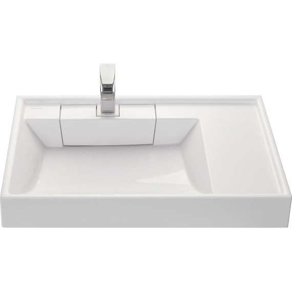 Тумба напольная с раковиной-столешницей Акватон Лондри 80 см 1A2671K2LHDR0, дуб рустикальный/белый - фото 11