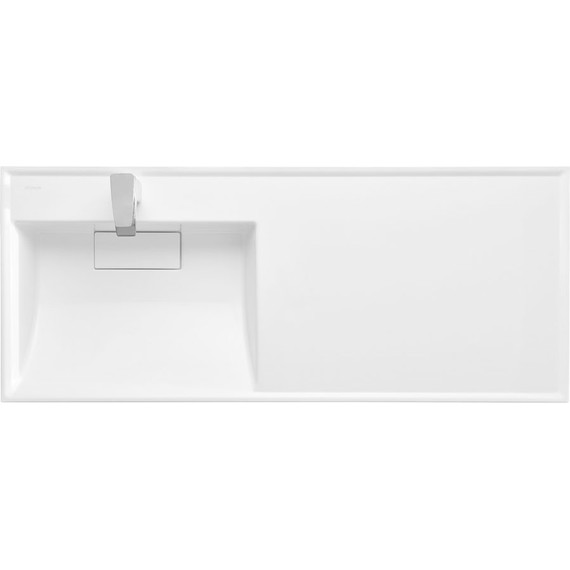 Тумба напольная с раковиной-столешницей Акватон Лондри 120 см 1A2669K1LHDY0 (раковина слева) дуб кантри - фото 6