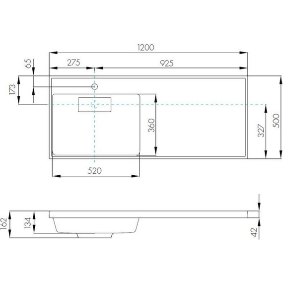 Тумба напольная с раковиной-столешницей Акватон Лондри 120 см 1A2669K1LHDY0 (раковина слева) дуб кантри - фото 9