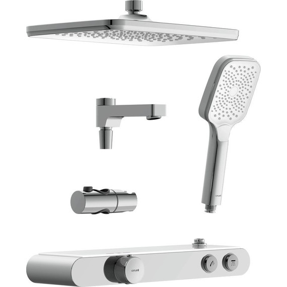 Душевая стойка с термостатом Cersanit Vivo 64529 - фото 9