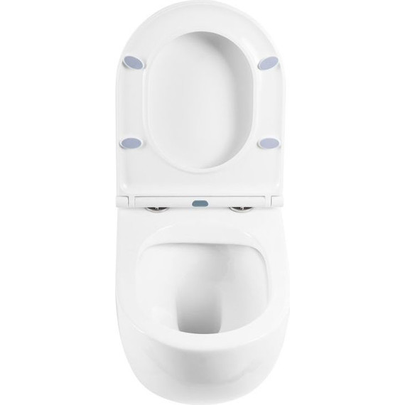 Инсталляция с подвесным безободковым унитазом BelBagno Onda BB066CHR/BB870SC/BB002-80/BB005-PR-CHROME (кнопка смыва Prospero, хром) - фото 3