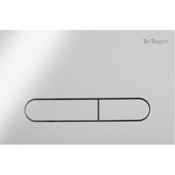 Инсталляция с подвесным безободковым унитазом BelBagno Senso-R BB017CHR/BB865SC/BB002-80/BB005-PR-CHROME (кнопка смыва Prospero, хром) - фото 4