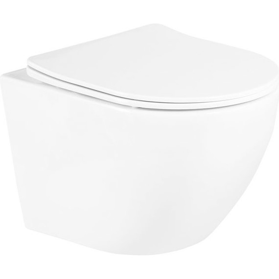 Инсталляция с подвесным безободковым унитазом BelBagno Uno BB3105CHR/SC/BB002-80/BB005-PR-CHROME (кнопка смыва Prospero, хром) - фото 2