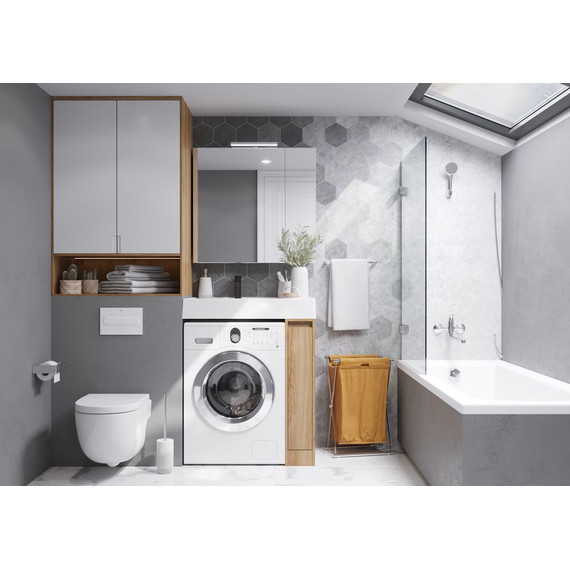 Зеркало-шкаф Акватон Лондри 80 см 1A267202LH010 - фото 6