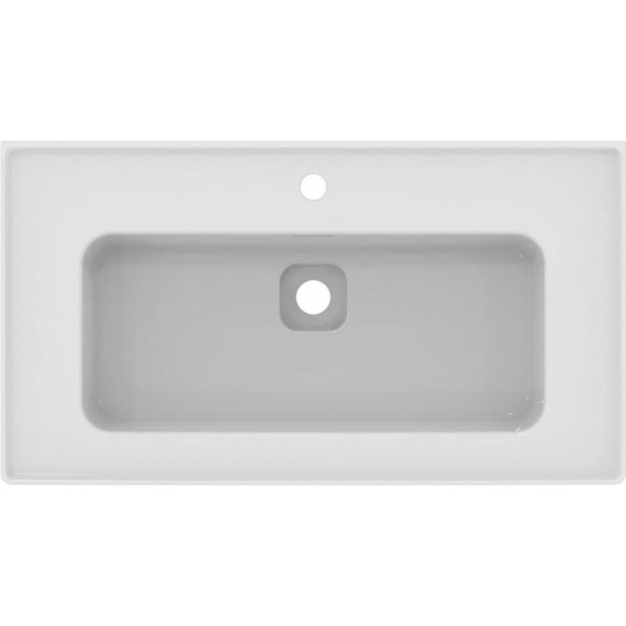 Тумба подвесная с раковиной Ideal Standard Adapto 64 см T4296PB+T300301, золотой дуб - фото 5