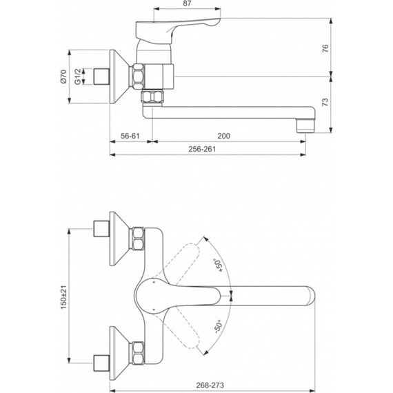 Смеситель для кухни Ideal Standard Alpha BC661AA - фото 2