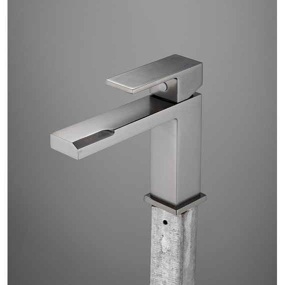 Смеситель для раковины Belz B10613-3, графит, Цвет производителя: оружейная сталь - фото 2