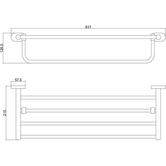 Полка для полотенец Belz B90024 - фото 2