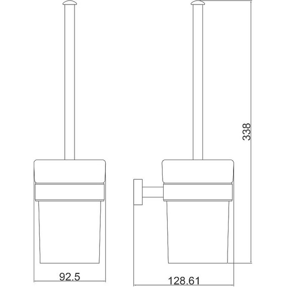Ёршик для унитаза Belz B90210 - фото 2