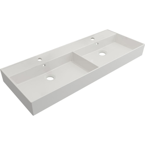 Тумба подвесная с раковиной Cezares MOLVENO 46-120-2C-SO-2-BET 120 см (раковина CZR-MIL-120-2-LVB), Beton - фото 12